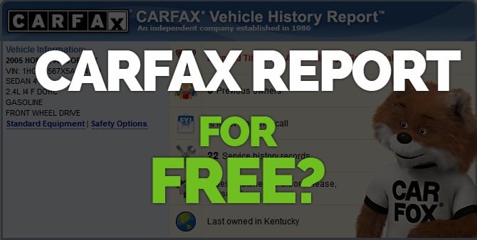 Carfax Report Vincheck